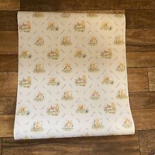 1 X Vintage Winnie The Pooh & Piglet In Hundred Acre Wood Wallpaper Opened Roll