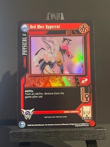 Dragon Ball GT TCG Red Uber Uppercut 154 SDS Limited Flat Foil! - Bild 1 von 2