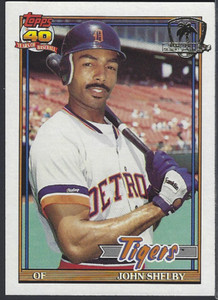 1991 TOPPS  DESERT SHIELD #746 JOHN SHELBY * TIGERS * NM/MINT OR BETTER
