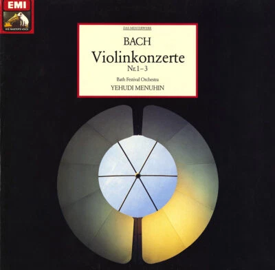 BACH Violin Concertos B.1041-1043 MENUHIN FERRAS EMI 291349 LP 1958 Recording NM - Image 1 of 3