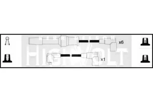 ZÜNDKABEL SATZ FÜR PEUGEOT 605 3.0 1989-1994 OEF512-2 - Bild 1 von 1