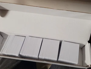 400 Blank White PVC Cards CR80 30 Mil credit card size - Photo 1/2