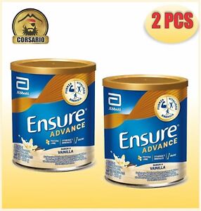 PACK X 2-ENSURE ADVANCE FOOD SUPPLEMENT VANILLA (400 GRS) FREE SHIPPING! 