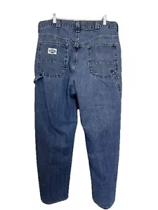 Vintage Lee Carpenter Latzhose Jeans Cant Bust Em Herren 34 X30 Denim Hose Y2K - Bild 1 von 13