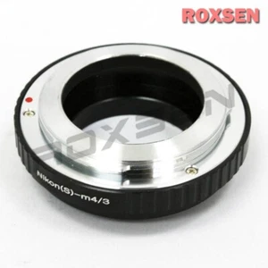 Nikon S rangefinder lens to Micro 4/3 MFT mount adapter OM-D E-M5 II M1 GH5 GX8 - Picture 1 of 2
