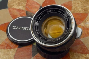 Yashica Auto Yashinon 5cm 50mm F2 M42 Screw Lens Crystal Clear! Tomioka Treasure - Picture 1 of 5