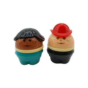 Vintage Fisher Price Chunky Little People Junge 2er Set - Bild 1 von 5