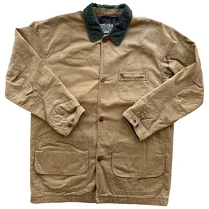 Vintage L.L. Bean Canvas Field Jacket Mens L Barn Coat - Picture 1 of 9