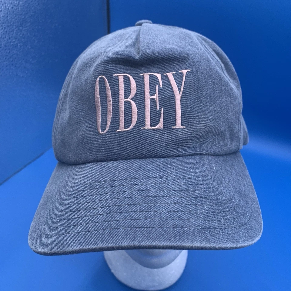 OBEY Sombrero Ajustable Snap Back Gorra Azul Foto 1 de 4