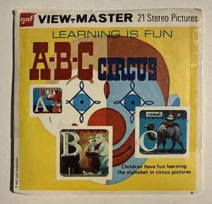 View-Master ABC CIRCUS B411 - 3 Rollen Set + Booklet (V3) - Bild 1 von 10