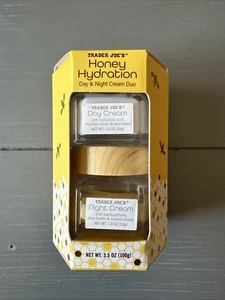 NEW TRADER JOE'S HONEY HYDRATION FACE CREAM DUO DAY & NIGHT - SEALED! FREE SHIP! - Picture 1 of 4