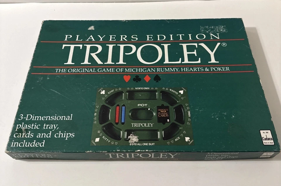 Vintage Tripoley Players Edition Game by Cadaco - 1989 Edition - Complete! - Image 1 of 4