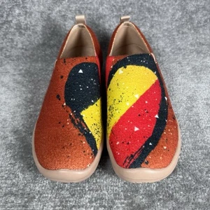 UIN Shoes Women’s 9 Wool Art Travel Germany Love Lightweight Slip On - Picture 1 of 8