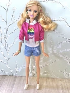 Barbie Fashionistas Summer Doll Wave 1 Blonde Hair Articulated 2011 Redressed - Picture 1 of 15