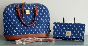 Dooney & Bourke Los Angeles Dodgers MLB Zip Zip Dome Umhängetasche Tasche & Geldbörse - Bild 1 von 24