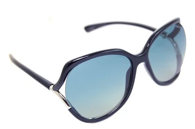 TOM FORD ANOUK-02 TF578 01B Womens Large Sunglasses Butterfly BLACK SILVER GREY - Image 1 of 4