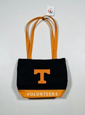 Tennessee Volunteers Bolso de Mano Cartera de Hombro Negro Naranja NCAA Fútbol Universitario Foto 1 de 4