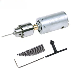 Mini Taladro Manual Eléctrico DC 12V Motor PCB Prensa Perforación Juego Compacto Brocas Giratorias - Imagen 1 de 14