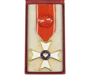 2083 SEGUNDA GUERRA MUNDIAL 1918 ORDEN POLACA DE POLONIA RESTITUTA CRUZ DE OFICIAL POLONIA - Imagen 1 de 8