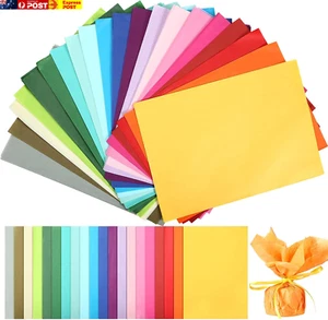 200 Sheets 20 Assorted Art Tissue Paper, 8 X 11 Inches (A4), 20 Colors, Gift Wra - Picture 1 of 6