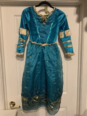 Fantasia Disney Store Mérida Floresta Verde Bravo Criança Tamanho Grande 10 Gem Cameo - Imagem 1 de 4