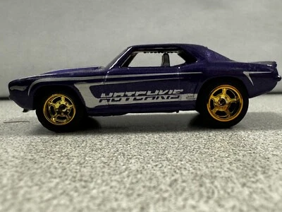 Hot Wheels 2009 1/10 Muscle Mania #77 '69 Camaro Purple Loose Wheel Swap - Изображение 1 из 4