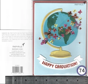 $0 shipping 1 GRADUATION - PAPYRUS. BURGOYNE & HALLMARK Card - Picture 1 of 28