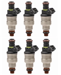 Set (6) Flow Matched Fuel injectors for Ford 2.3 2.9 3.0 3.8 4.9 5.0 F47E-A2E - Picture 1 of 5