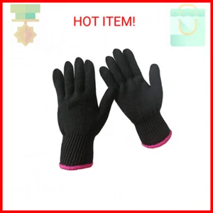 2 Professional Heat Resistant Gloves for Hair Styling Heat Blocking for Curling, - Picture 1 of 2