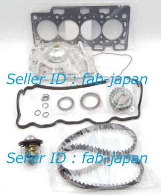 FOR SUBARU SAMBAR KS3 KS4 TIMING BELT 8PTS KIT WATER PUMP GASKET LMN VIN#  KV3/4 Foto 1 de 4