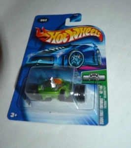 HOT WHEELS 2004 FIRST EDITIONS 62/100 - FATBAX SILHOUTTE GREEN - Picture 1 of 6