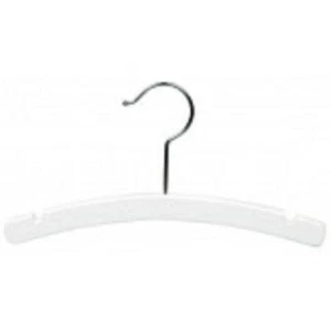 Only Hangers 10" Infant & Baby White Wood Dress Hanger Box of 100 - Picture 1 of 1
