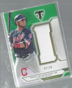 Edwin Encarnacion 2018 Topps Triple Threads Patch/18 Indians MLB!! - Picture 1 of 1