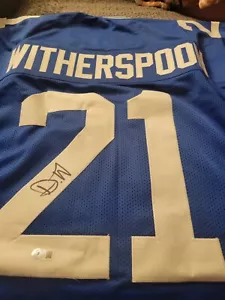 Devon Witherspoon Autographed Custom Seattle Seahawks Jersey Coa By Beckett - Picture 1 of 8