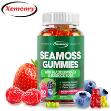 Seamoss Gummies 3000 Mg - Contains Irish Sea Moss, Bladderwrack, Burdock Root
