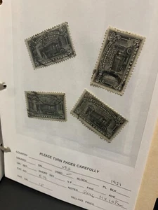 US Postage Stamps- Scott #E19 Special Delivery 20c Black Truck used (4pcs) - Picture 1 of 2