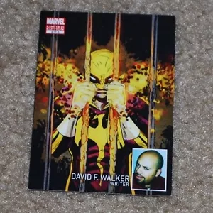 SDCC 2017 MARVEL LIMITED EDITION IRON FIST POWER MAN SIGNED CARD BY DAVID WALKER - Bild 1 von 2