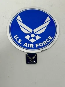 NEU U.S. AIR FORCE 4" AUFKLEBER & AIR FORCE HUT PIN - Bild 1 von 4