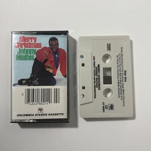Johnny Mathis-Merry Christmas Cassette Tape 1981 PCT 8021 Columbia/CBS Records - Picture 1 of 2