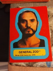 Sk30 Superman II Movie SINGLE Non-Sport Trading card by Topps 1981 General Zod - Picture 1 of 1