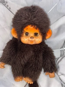 Original TOHO Figur MONCHHICHI Monchichi Klappaugen *Rarität* *w071** - Picture 1 of 7