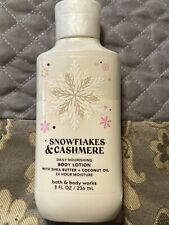 ONE Bath & and Body Works Snowflakes & Cashmere Body Lotion 8 Oz NEW!