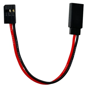 LED & Fan Power Only Extension Lead Short 10cm W/ JR Futaba Connector - Picture 1 of 1