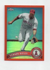 2011 Topps Chrome Orange Refractor  -  Finish Your Set