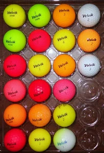 17 Volvik Vivid XT mixed lot 3A-5A Used Golf Balls - Picture 1 of 4