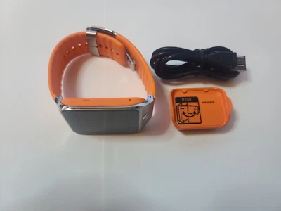 Samsung Gear 2/SM-R380/Wild Orange & Silver/37mm/Smart Watch/BT/iR/Camera - Image 1 of 4