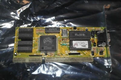ISA VGA VIDEO GRAPHICS CARD OAK TECHNOLOGY OTIVGA OTI067 512 kbyte - Image 1 of 4