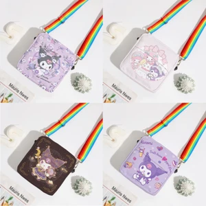 Kuromi Anime Shoulder Bag Messenger Tote Customized Storage Mini Child - Picture 1 of 42