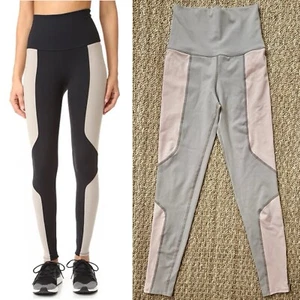 Live The Process neue hoch geschnittene geometrische Colorblock-Leggings taupe rouge 165 $ S - Bild 1 von 11