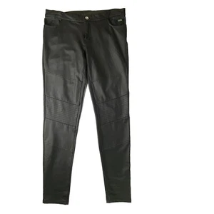 Harley Davidson schwarze beschichtete Stricklegging Damen Größe 10 Biker Moto 96346-15VW - Bild 1 von 12
